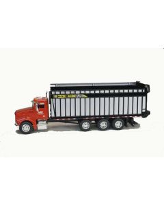 1/64 Peterbilt with H&S Big Dog 1226 Forage Box red