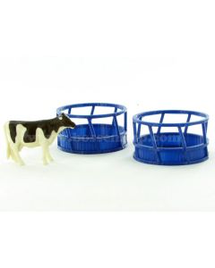 1/64 Bale Feeder Round  Set of 2