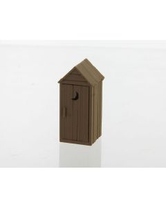 1/64 Outhouse rustic wood tone 3D printed
