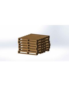 1/64 Wooden Pallets Set of 6