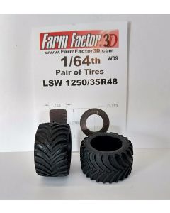 1/64 Tire LSW 1250/35R-48  3D printed