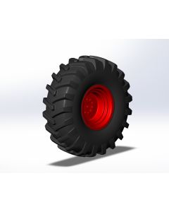 1/64 Tire & Rim 24.5 - 32 pair