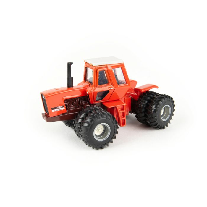 1/64 Allis Chalmers 7580 4WD on Semi with lowboy trailer