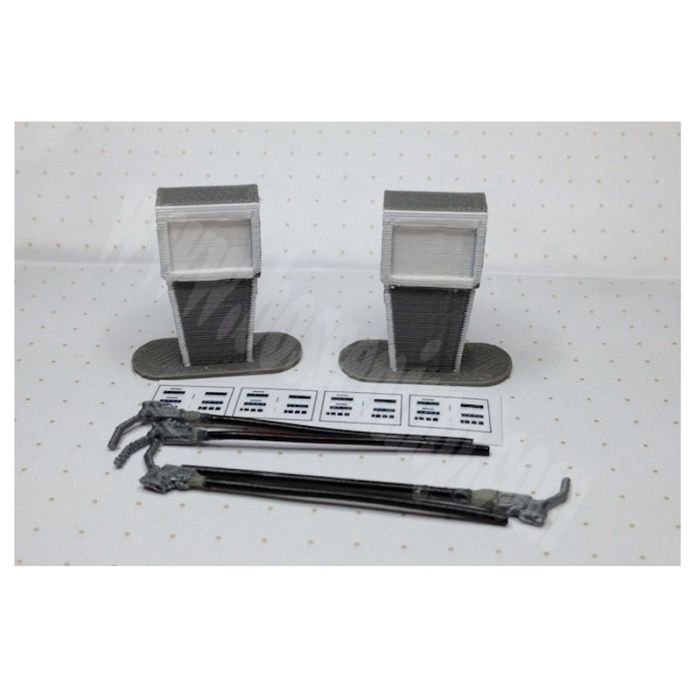 1/64 Gas Pump Kit 1960's Era Kit Set of 2