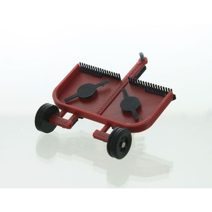 1/64 Brush Cutter red 3D printed