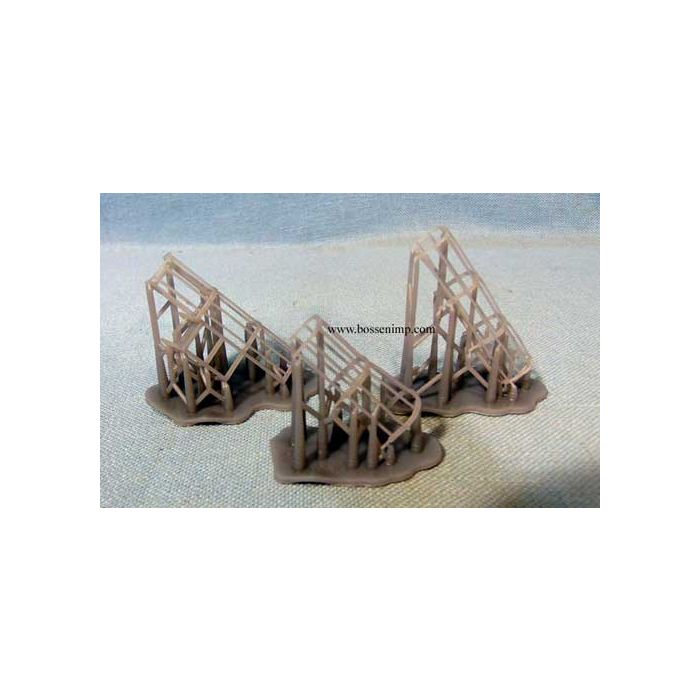 1/64 Grain Bin Ladder Cage & Platform Kit 3D Printed