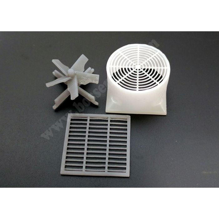 1/64 Barn Fan 72 inch Exhaust Fan Kit 3D printed