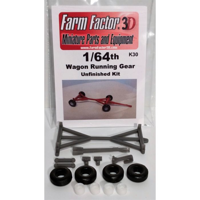 1/64 Wagon Running Gear single axle Kit