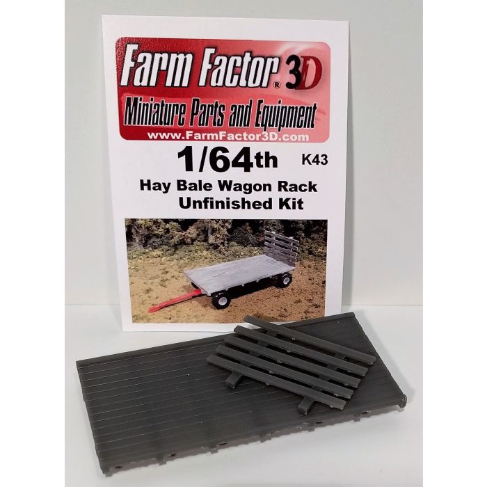 1/64 Hay Bale Wagon Rack Kit