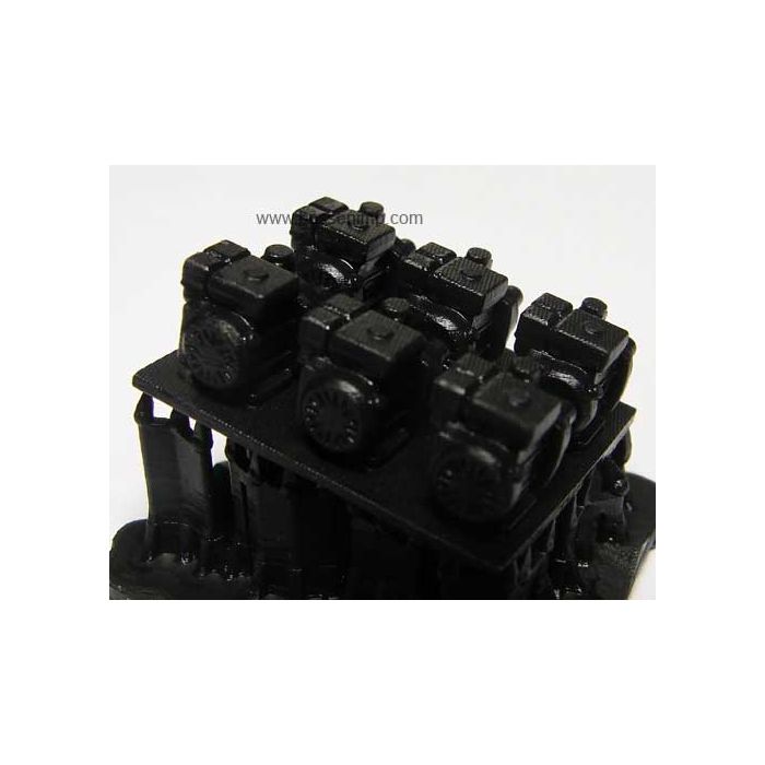 1/64 Motor & Pump Set of 6 3D printed