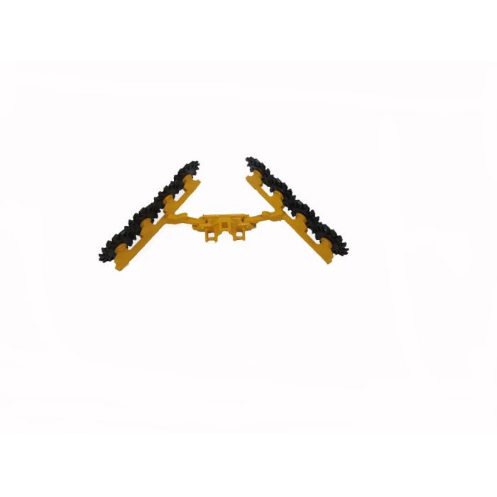 1/64 Hay Rake V-Type, mounted with 8 wheels