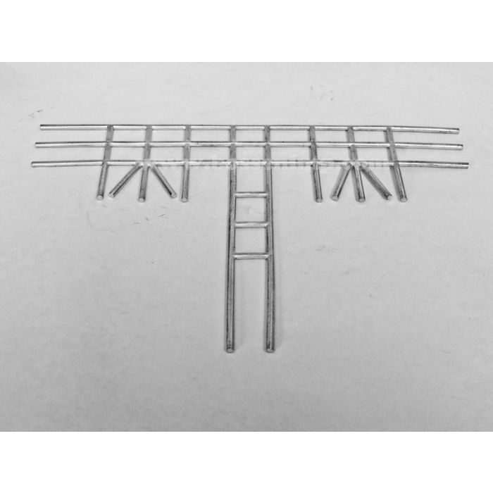 1/16 Pulling Tractor 3 Post Roll Cage Shaped