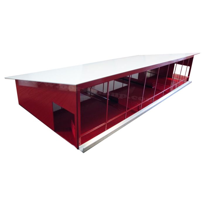 1/64 Cattle Shed Monoslope red & white