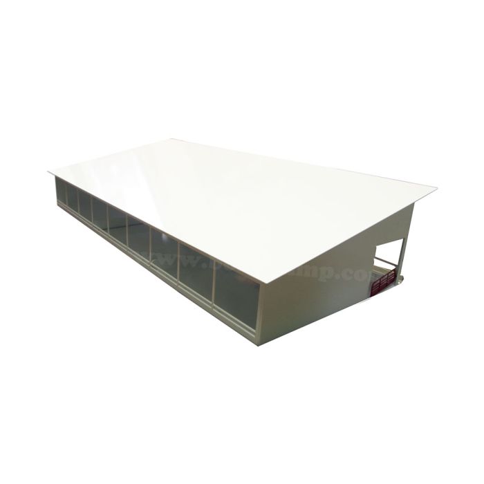 1/64 Cattle Shed Monoslope all white