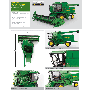1/16 John Deere Combine 7720 Titan II with 2 heads Prestige Select Series thumbnail