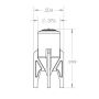 1/64 Tank 60 Gallon Inductor with stand 3D printed thumbnail