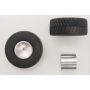 1/64 Tire & rim 30.5R X32 Double Cut Pulling Tires with Aluminum Rims thumbnail