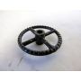 Part 1/16 Steering Wheel Plastic Black 1 1/8 inch thumbnail