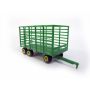 1/64 Wagon Bale Throw w/Tandem Axle Green thumbnail