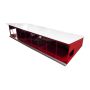 1/64 Cattle Shed Monoslope red & white thumbnail