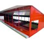 1/64 Cattle Shed Monoslope red & white thumbnail