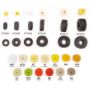 1/64 Tire & rim 5.50-16  pair thumbnail