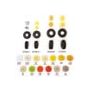 1/64 Tire & rim 28L-26 pair Dual rim thumbnail