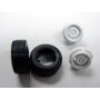 1/64 Truck Tires and rims Front Super single Budd 2 hole rim thumbnail