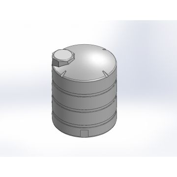 1/64 Tank 1000 Gallon Vertical 4 3D printed