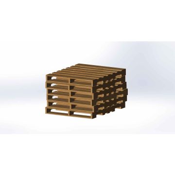 1/64 Wooden Pallets Set of 6