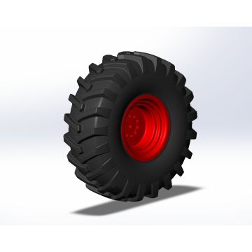 1/64 Tire & Rim 24.5 - 32 pair