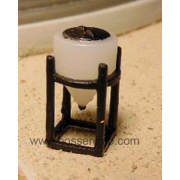 1/64 Tank 15 Gallon Inductor with stand 3D printed