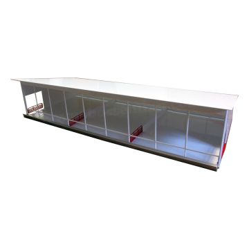1/64 Cattle Shed Monoslope all white