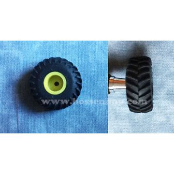 1/64 Tire & rim 28L-26 pair