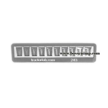 1/64 Semi Anti Sail Plates louvered chrome