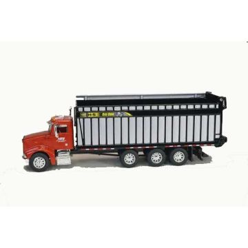 1/64 Peterbilt with H&S Big Dog 1226 Forage Box red