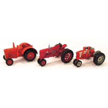 1/43 Farmall 300, Ford 961, Case 500 Set of 3