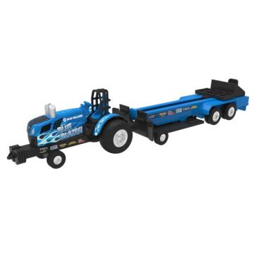 1/64 New Holland Blue Blazes Puller Tractor & Sled