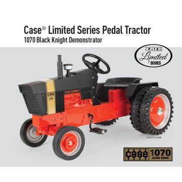 Case 1070 Black Knight Pedal Tractor Limited Series