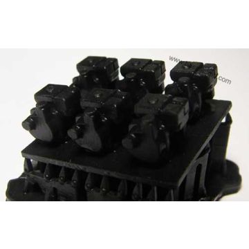 1/64 Motor & Pump Set of 6 3D printed