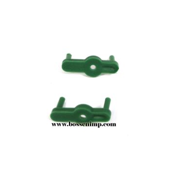 1/64 Tandem Axle Pair for pull type choppers, green