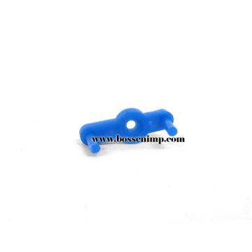 1/64 Tandem Axle Pair for pull type choppers, blue