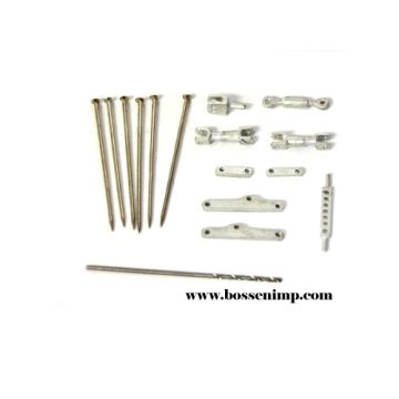1/64 3 Point Hitch Kit Moveable small w/Drill Bit