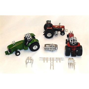 1/64 Pulling Tractor 3 Post Cage shaped